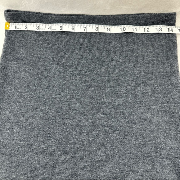 CAbi Classic Gray Women's The Tube Sweater Knit Skirt - Picture 3 of 7